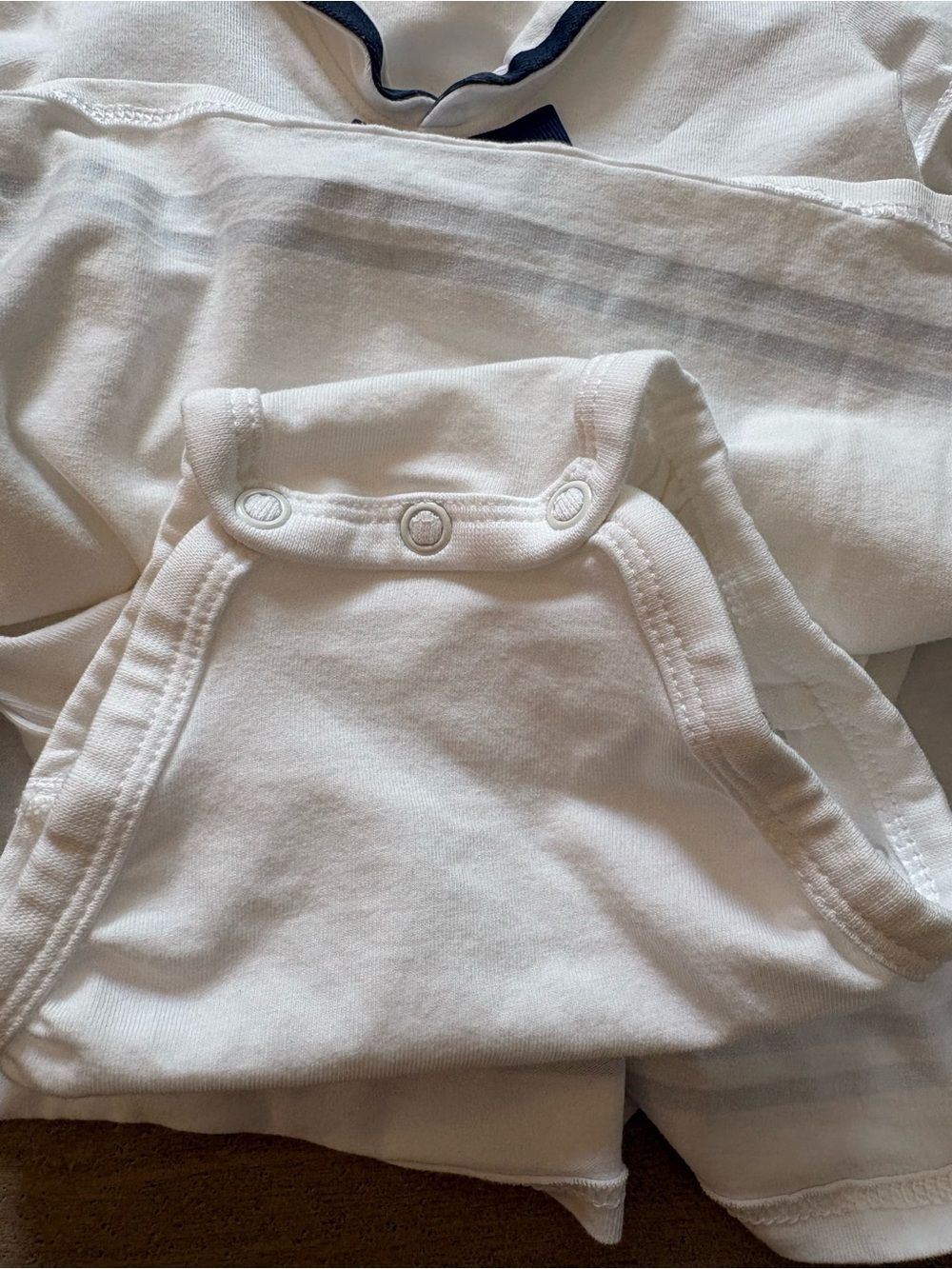 H&M Baby Sailor Dress Bodysuit 3M Organic Cotton - Picture 3 of 4